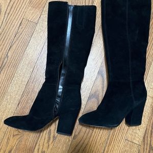 Nine West knee high suede boots size 7